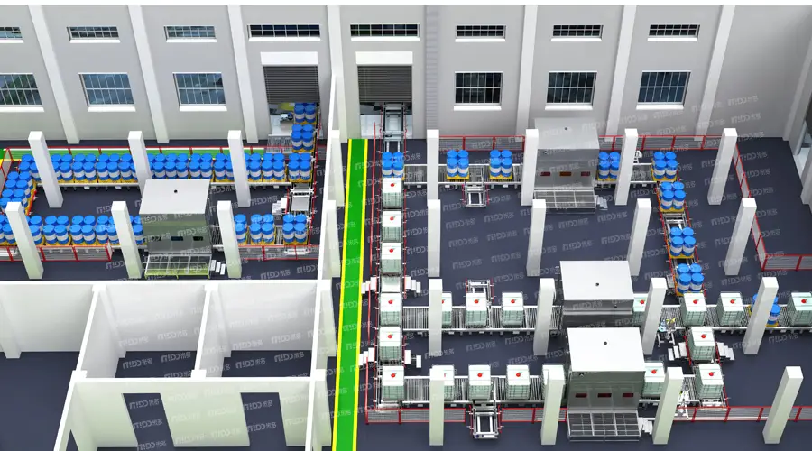项目展示-200L多功能灌装线布局设计